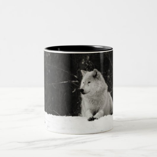 Schneebolf Zweifarbige Tasse (Mittel)