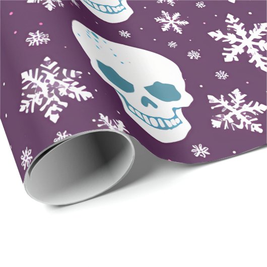 Schneebones: Ein Skelettwunder im Winter Geschenkpapier (Rolleneckpunkt)