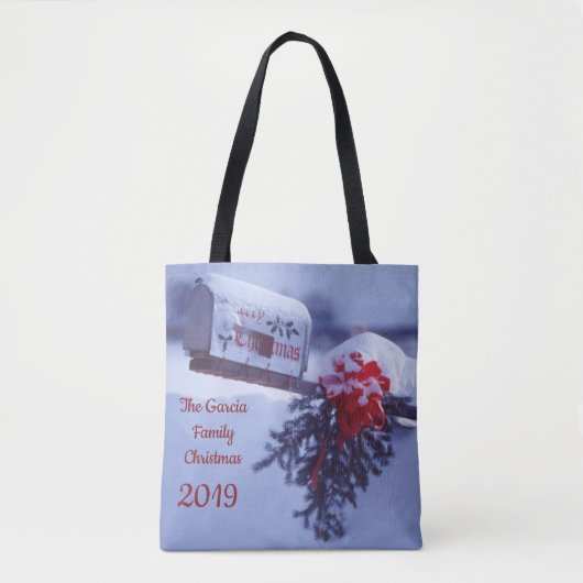 Schneebox, Kiefernstrauch, Roter Bogen, Beeren Fam Tasche (Vorderseite)