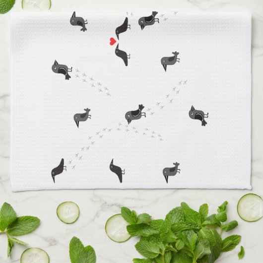 Schneebräse Küchentuch (Gefaltet)