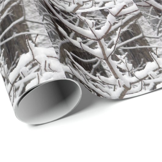Schneebründe Branchen Geschenkpapier (Rolleneckpunkt)