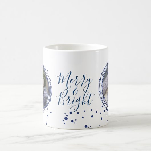 Schneebubbles Weihnachtsfeiertag Kaffeepause Tasse (Mittel)