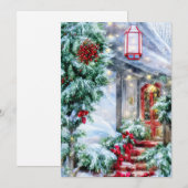 Schneebudget für vordere Treppe Weihnachten (Vorne/Hinten)