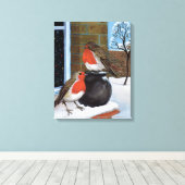 Schneebügel Leinwanddruck (Insitu (Holzboden))