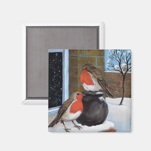 Schneebügel Magnet (Vorderseite/Rückseite)