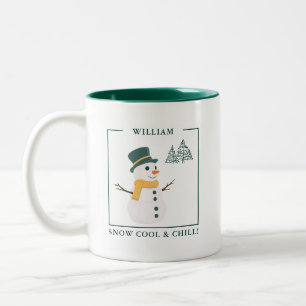 SchneeCool & Kill Custom Snowman Tasse - Geschenk