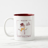 SchneeCool & Kill Custom Snowman Tasse - Geschenk (Links)