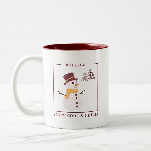SchneeCool & Kill Custom Snowman Tasse - Geschenk (Links)