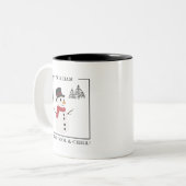 SchneeCool & Kill Custom Snowman Tasse - Geschenk (Vorderseite Links)