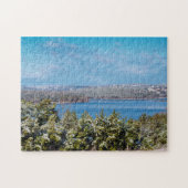 Schneedecke am Tafelrocksee Puzzle (Horizontal)