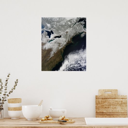 Schneedecke aus Kanada Poster (Küche)