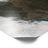 Schneedecke aus Nordosttexas Fotodruck (Ecke)