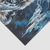 Schneedecke Burg Monte, Sonnenaufgang Doppelter Ex Seidenpapier (Detail)