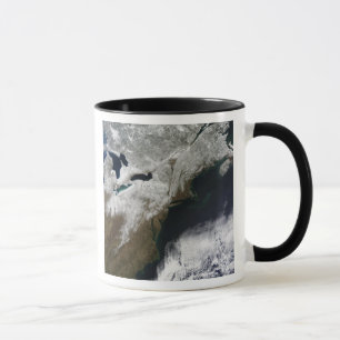 Schneedecke, die von Kanada ausdehnen Tasse