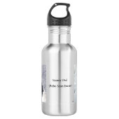Schneedecke Edelstahlflasche (Vorderseite)