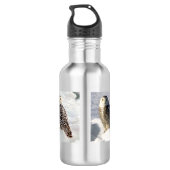 Schneedecke Edelstahlflasche (Rückseite)