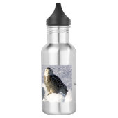 Schneedecke Edelstahlflasche (Links)
