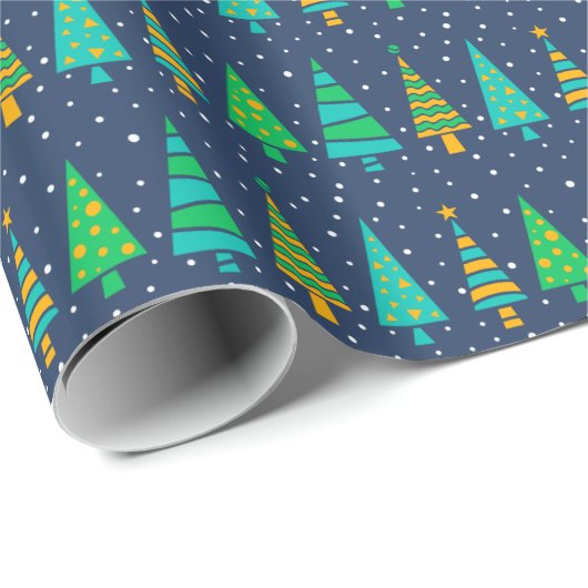 Schneedecke Geschenkpapier (Rolleneckpunkt)