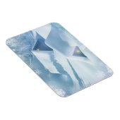 Schneedecke in einem Wald Magnet (Rechte Seite)