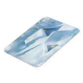 Schneedecke in einem Wald Magnet (Linke Seite)