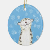 Schneedecke Keramik Weihnachtsbaumdekoration Keramik Ornament (Links)