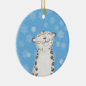 Schneedecke Keramik Weihnachtsbaumdekoration Ornament (Rechts)