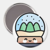 Schneedecke Magnet (Vorderseite/Rückseite)