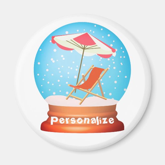 Schneedecke Magnet (Vorne)