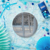 Schneedecke Pappteller (Party)