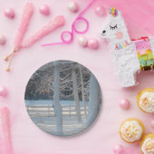 Schneedecke Pappteller (Party)