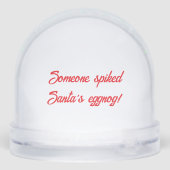 Schneedecke Schneekugeln (Rückseite)