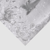 Schneedecke Seidenpapier (Detail)