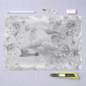 Schneedecke Seidenpapier (Handwerk)