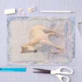 Schneedecke Seidenpapier (Handwerk)