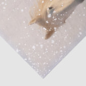 Schneedecke Seidenpapier (Detail)