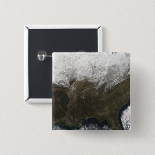 Schneedecke über den Staaten Button (Vorne & Hinten)