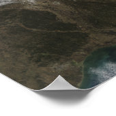 Schneedecke über den Staaten Poster (Ecke)