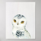 Schneedecke Woodland Kinderzimmer Kunstdruckerei Poster (Vorne)