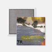 Schneedeckenmalmagnet Magnet (Vorderseite/Rückseite)