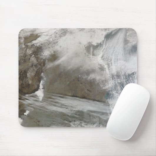 Schneedeckenumkreise Bo Hai Mousepad (Mit Mouse)
