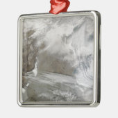 Schneedeckenumkreise Bo Hai Silbernes Ornament (Links)