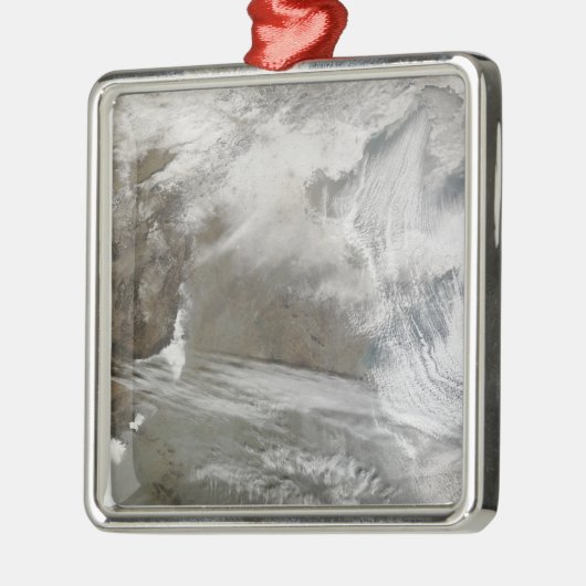 Schneedeckenumkreise Bo Hai Silbernes Ornament (Links)