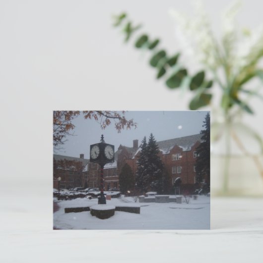 Schneedecker Postkarte (Stehend Vorderseite)