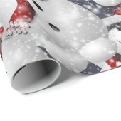 Schneedeckpapier Geschenkpapier (Rolleneckpunkt)