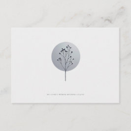 Schneedeckte Blume Hochzeitskarte Begleitkarte