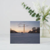 Schneedenkmal Postkarte (Stehend Vorderseite)