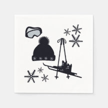 Schneedesigns verschiedener Gegenstände