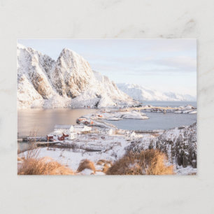 Schneedorf Rustikales Haus Weihnachten