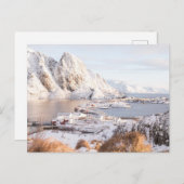 Schneedorf Rustikales Haus Weihnachten (Vorne/Hinten)