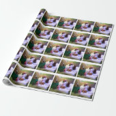 Schneedorf -Terrarium Foto - Geschenkpapier (Ungerollt)